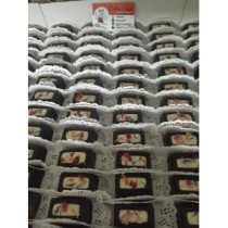 Petit gateau chocolat noir et blanc