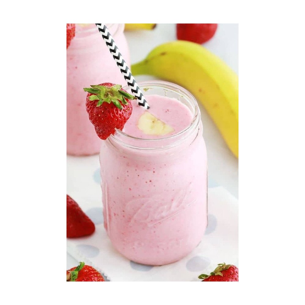 Smoothie fraise-banane Smoothie fraise-banane