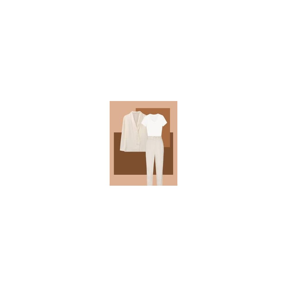 Tailleur pantalon avec blazer Tailleur pantalon avec blazer