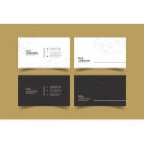 Carte visite horisontale