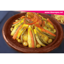 Poulet et 7 légume