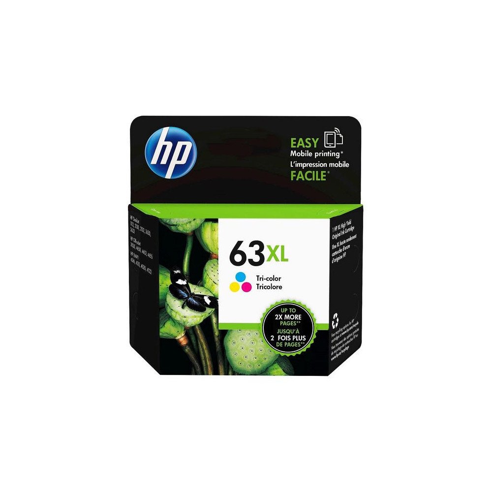 Cartouches d'Encre HP 63XL Noir et Couleur Cartouches d'Encre HP 63XL Noir et Couleur