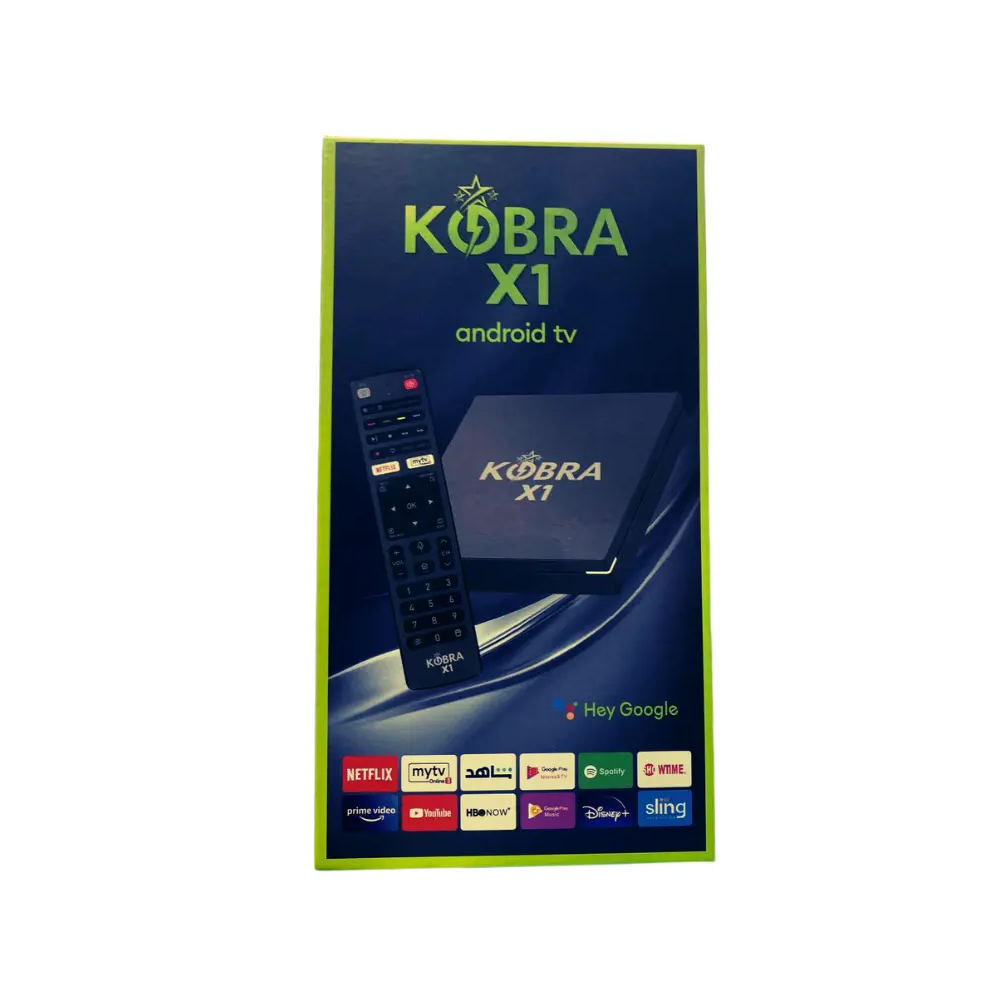 KOBRA X1 android tv 2GO RAM / 16 GO ROM / ANDROID 13 / 12 mois IPTV KOBRA X1 android tv 2GO RAM / 16 GO ROM / ANDROID 13 / 12 mois IPTV