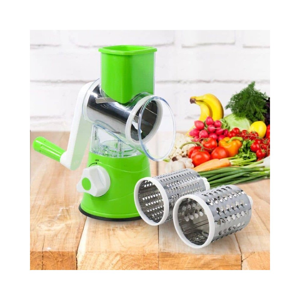 Tabletop Drum Grater Magic Avec 3Lames Tabletop Drum Grater Magic Avec 3Lames