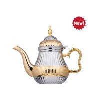 THÉIÈRE MAROCAINE Argenté / Doré 1,2l