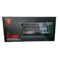 Jedel Clavier Gamer mécanique KL 88 RGB, switchs bleus, repose-poignet