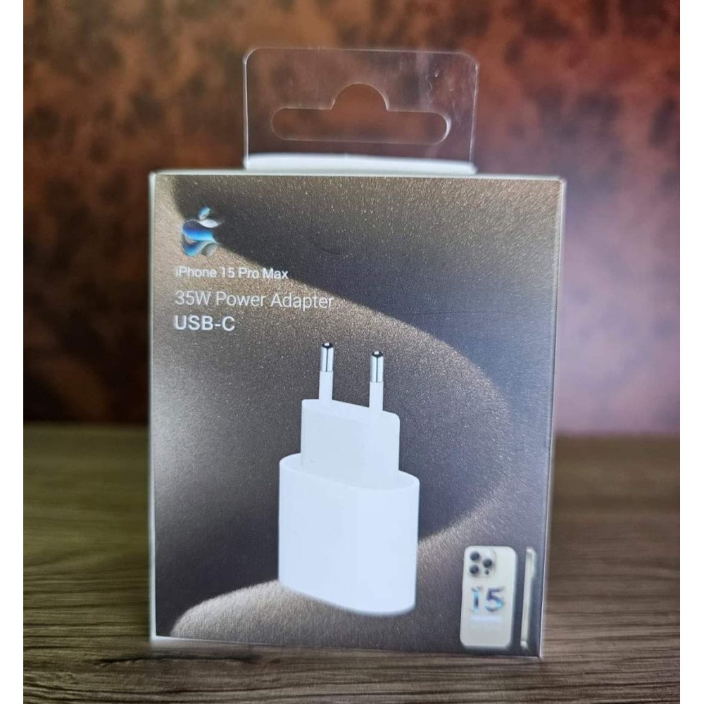 Power Adapter 35W USB-C - iPhone 15 Pro Max Power Adapter 35W USB-C - iPhone 15 Pro Max