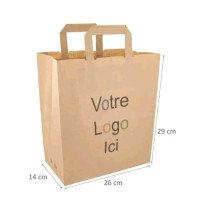 Sac kraft avec logo 