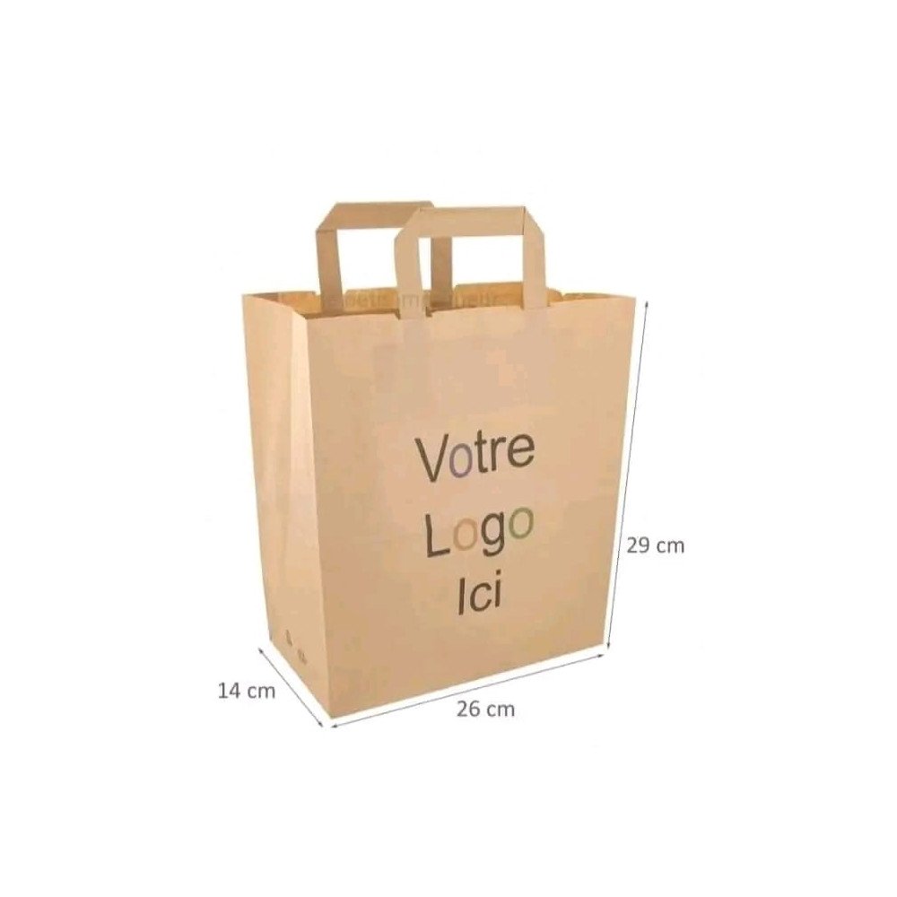 Sac kraft avec logo 