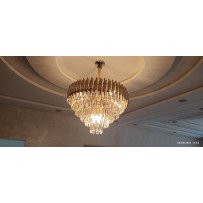 Lustre ou suspension en cristal élégant