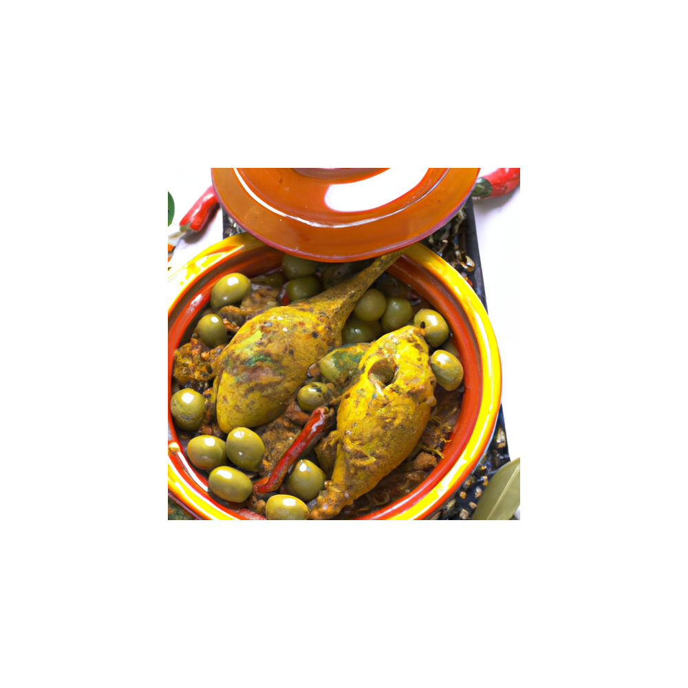 Tagine de Poulet aux Olives Tagine de Poulet aux Olives