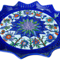Plat de Présentation Majorelle