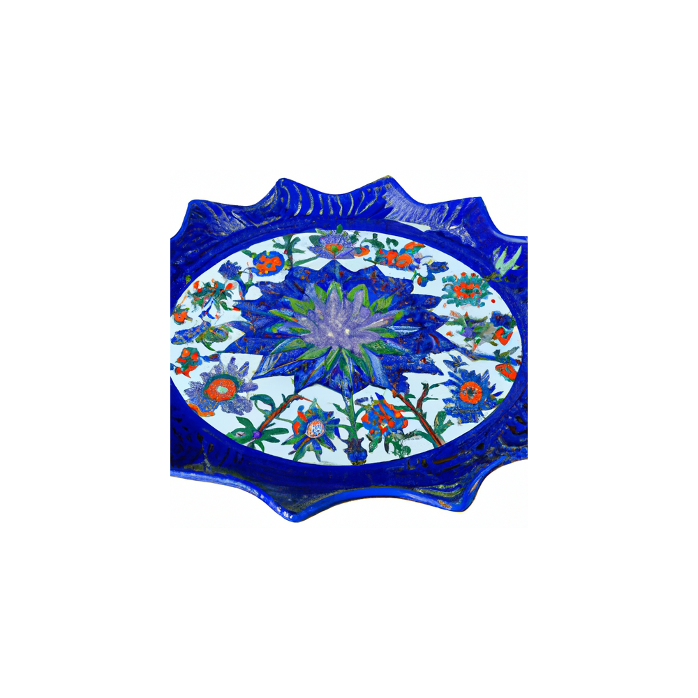 Plat de Présentation Majorelle Plat de Présentation Majorelle