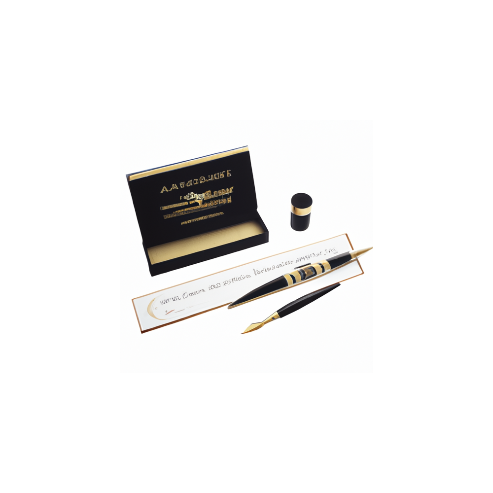 Coffret de Calligraphie Alcane Coffret de Calligraphie Alcane