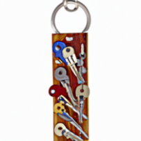 Porte-Clefs Mural Industriel