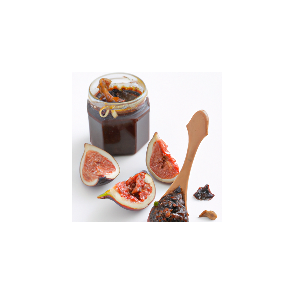 Confiture de figues et noix