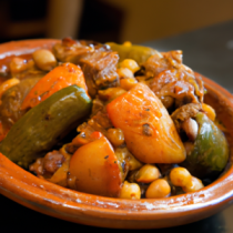 Tajine d'agneau aux pruneaux