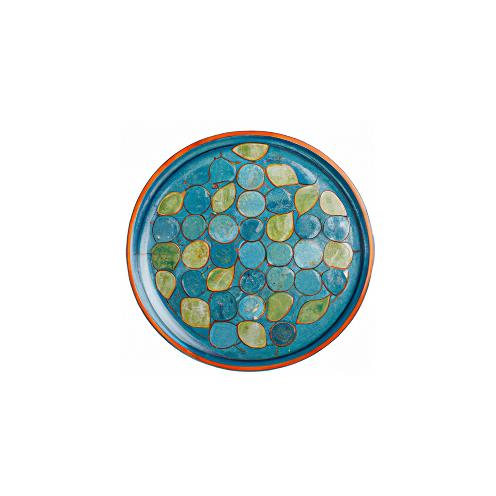 Plateau de Service Mosaïque Plateau de Service Mosaïque
