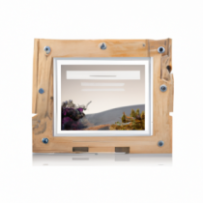 Cadre Photo en Bois de Cèdre