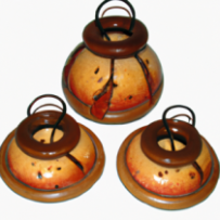 Photophores en Terre Cuite