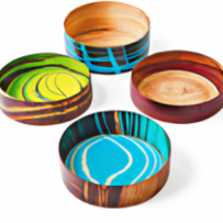 Set de Sous-verres CNC