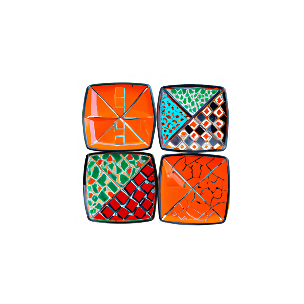 Set de Coasters Mosaïque