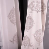 Voilages de Lin Brodés