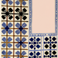 Rideaux en Soie Peinte à la Main