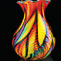 Vase en Verre Soufflé Éclectique