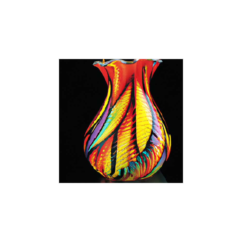 Vase en Verre Soufflé Éclectique Vase en Verre Soufflé Éclectique