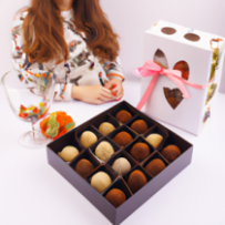 Boîte de Truffes au Chocolat et à l'Argan