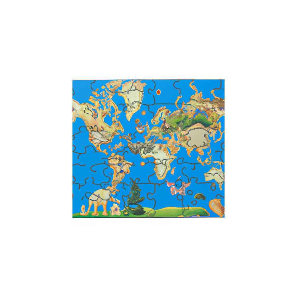 Puzzle des continents Puzzle des continents