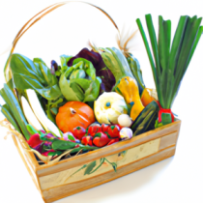 Panier de légumes de saison