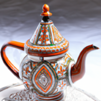 Théière en Terre Cuite de Safi