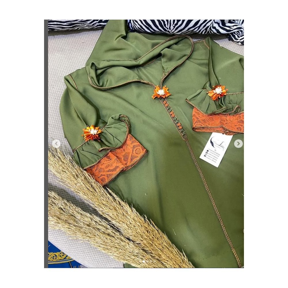 Caftan Élégance Royale avec Kimono Caftan Élégance Royale avec Kimono
