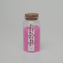 Sels de bain en rose 