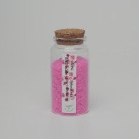 Sels de bain en rose