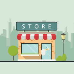 Un magasin qui vend des noix, des fruits secs et des bonbons et organise des fêtes d'anniversaire